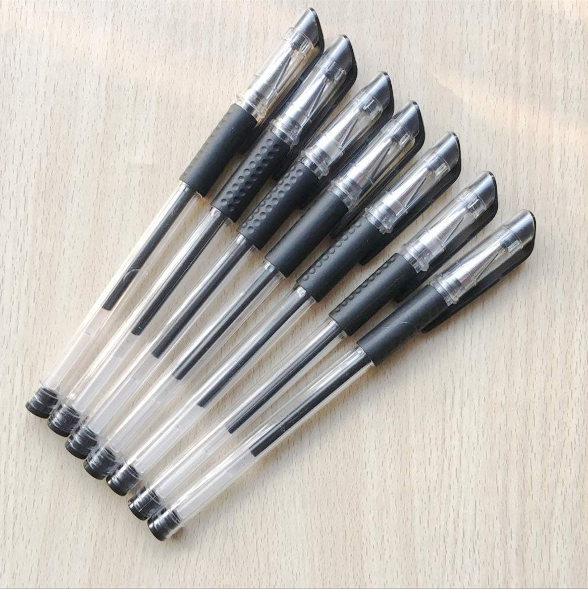 SmoothWrite Black Gel Pens 0.5mm Fine Tip (12 Pack)