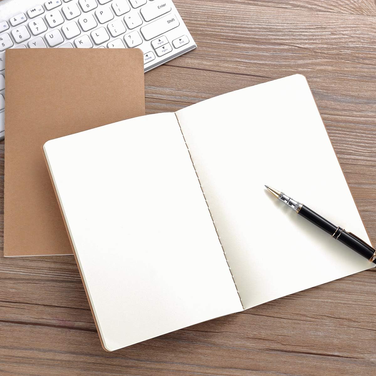 Notebook Journals 12 Pack A5 Travel & Writing Notebooks, Blank Paper, 60 Pages Each