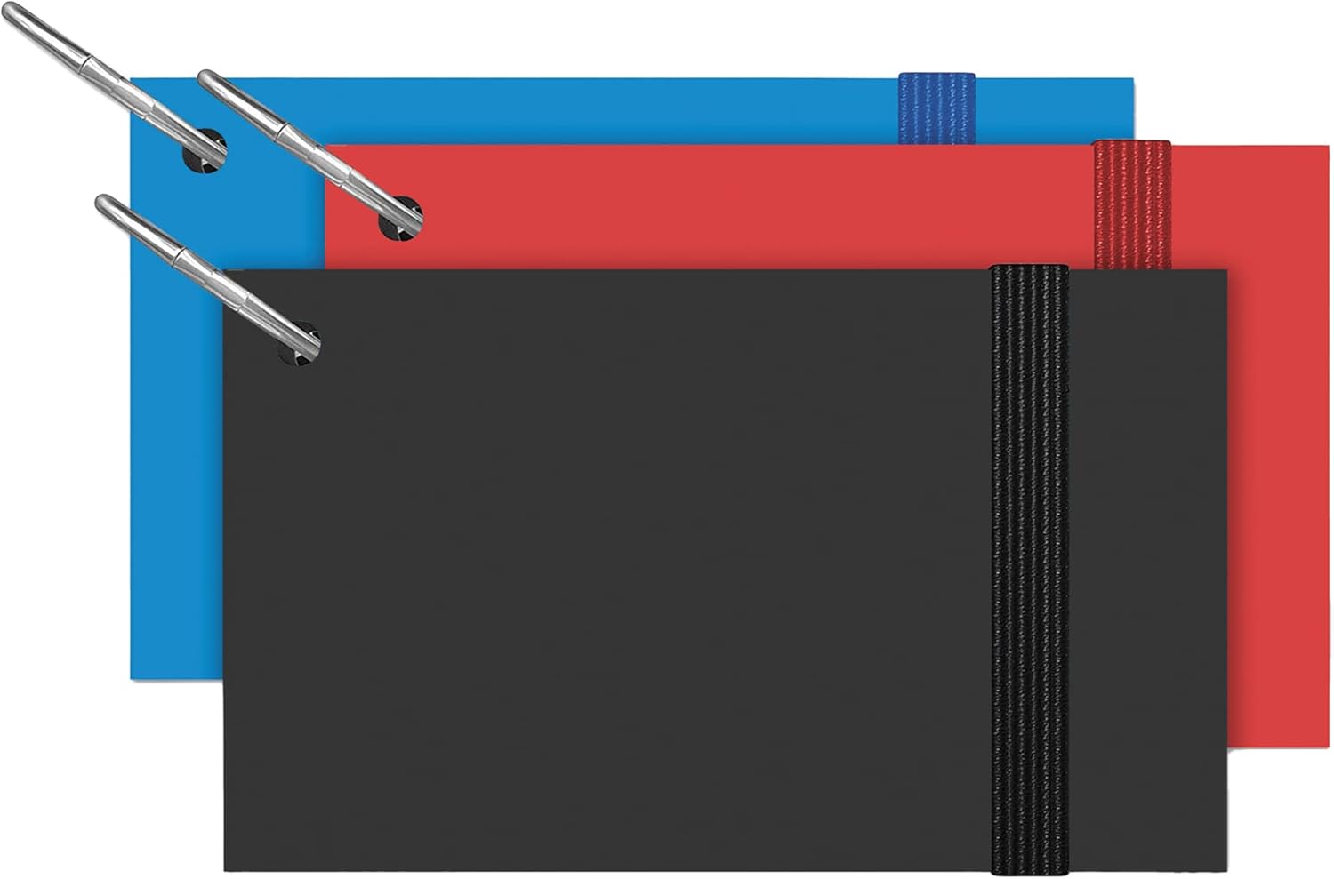 Ruled Index Cards with Ring 3x5 in, White, 100 Sheets per Pad, 3 Pack