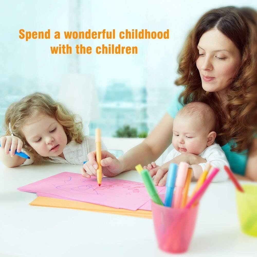 Construction Paper 300 Sheets, 20 Colors, A4 Size, 80gsm